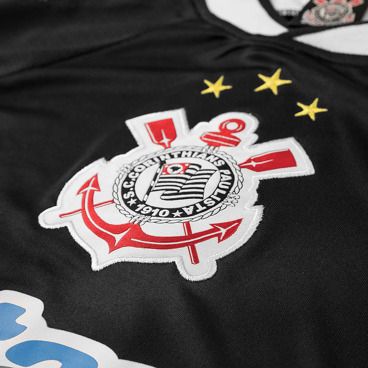 Camisa Corinthians II 2000 Retrô - Preta