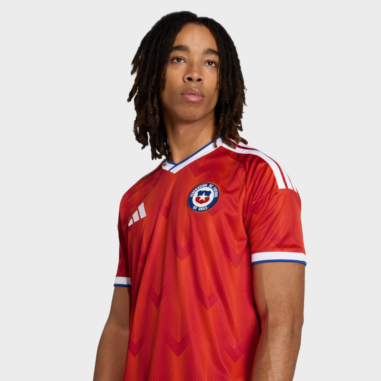 Camisa Chile I 26/27 - Torcedor Adidas Masculina - Vermelho