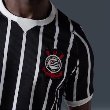 Camisa Corinthians II 2026/27 s/n Jogador Nike Masculina - Branco+Preto
