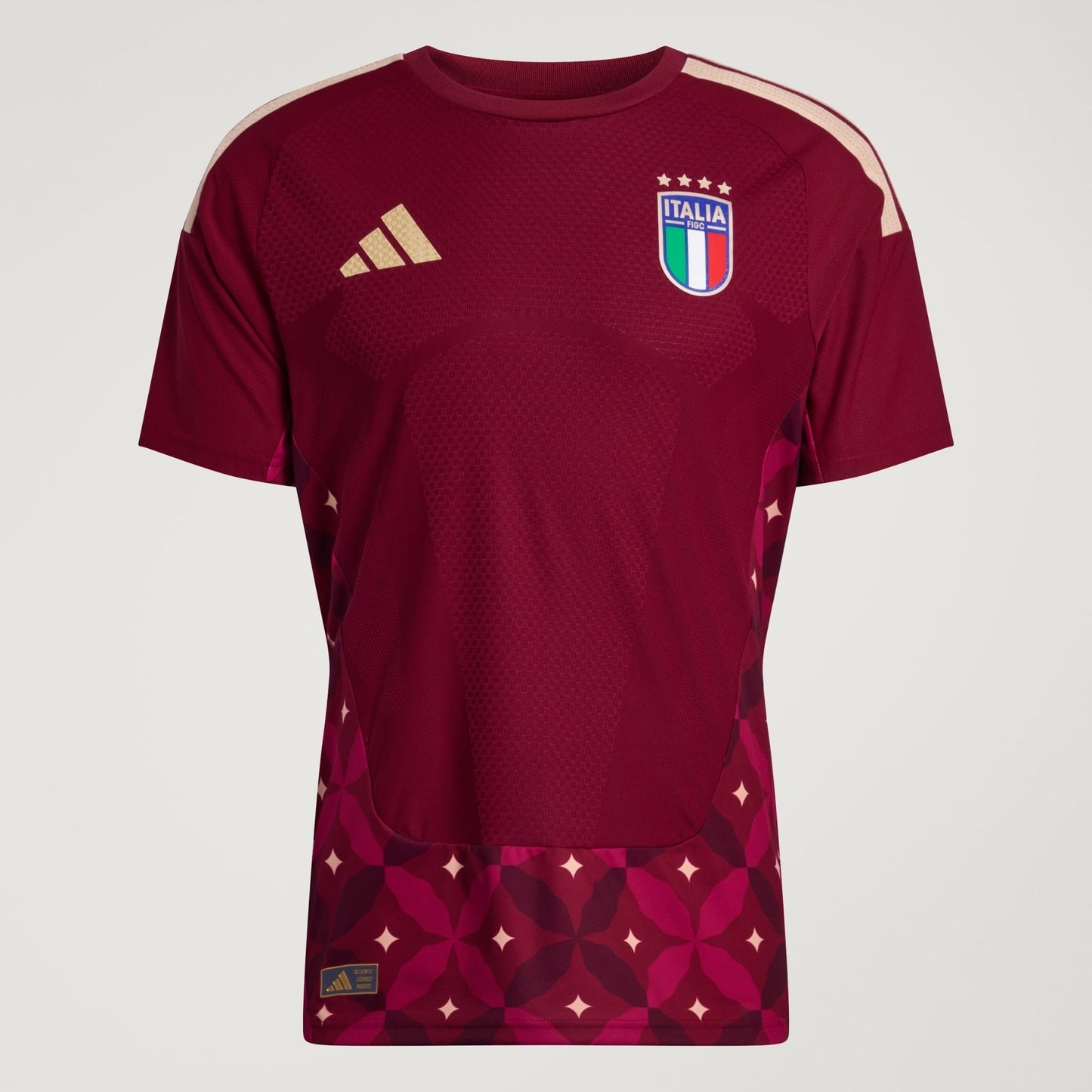 Camisa Goleiro Itália I 26/27 - Jogador Adidas Masculina - Vinho