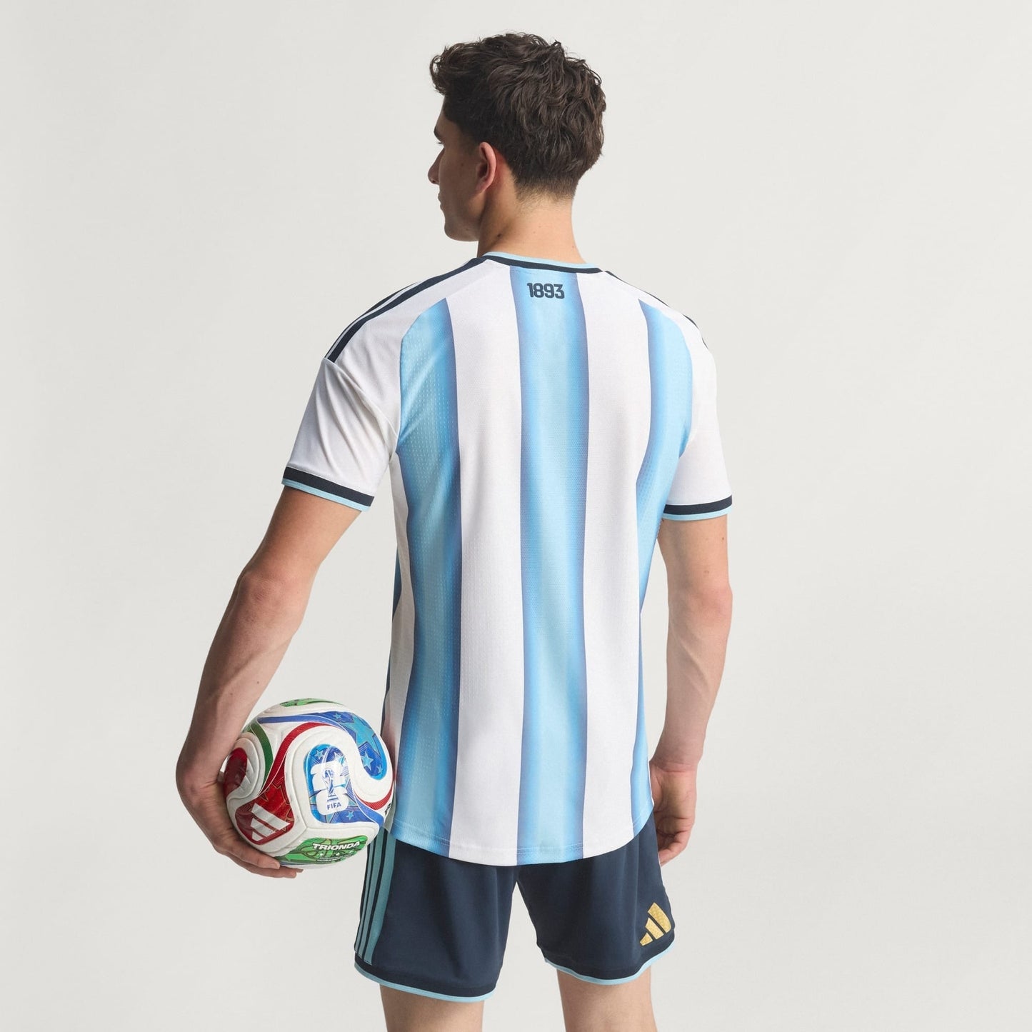 Camisa Argentina I 26/27 - Jogador Adidas Masculina + Patch Campeão do Mundo