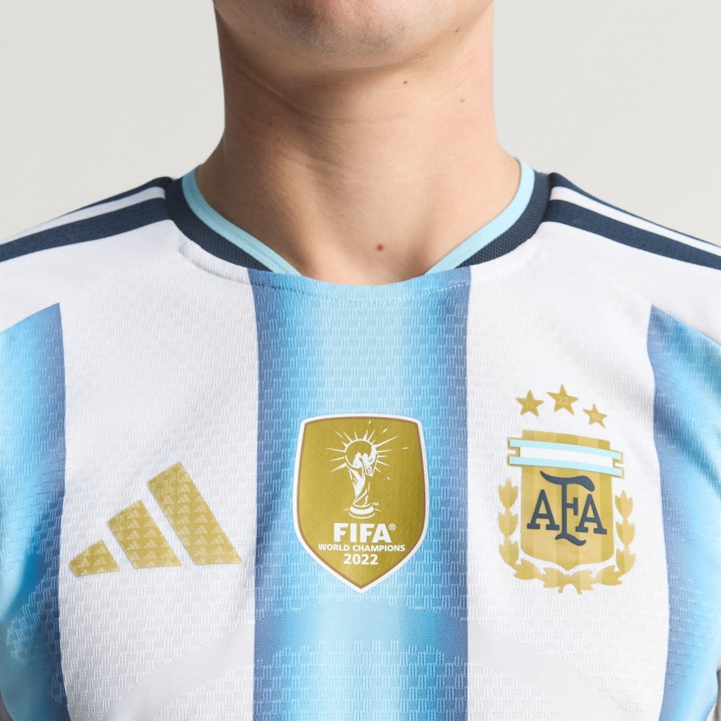 Camisa Argentina I 26/27 - Jogador Adidas Masculina + Patch Campeão do Mundo