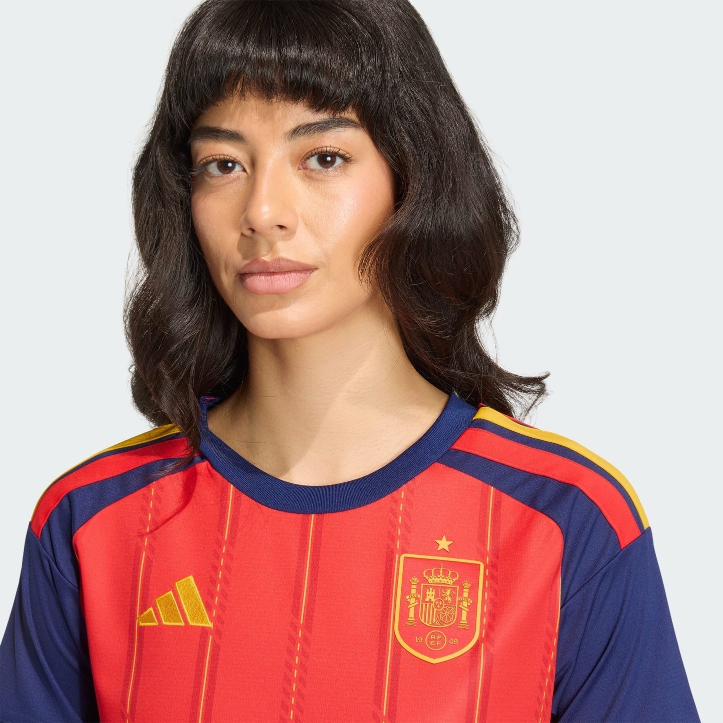 Camisa Espanha Feminina I 26/27 - Torcedor Adidas Vermelha