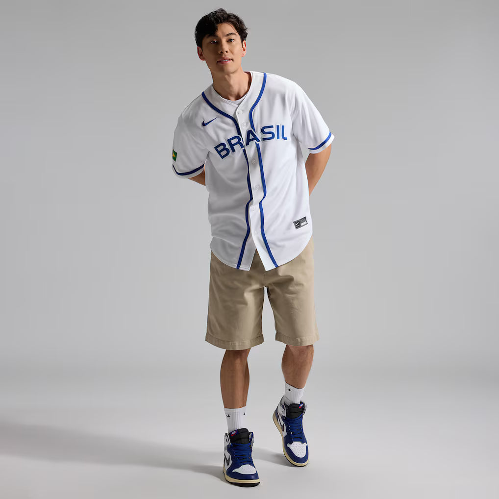Jersey Beisebol Brasil WBC 2026 Branca