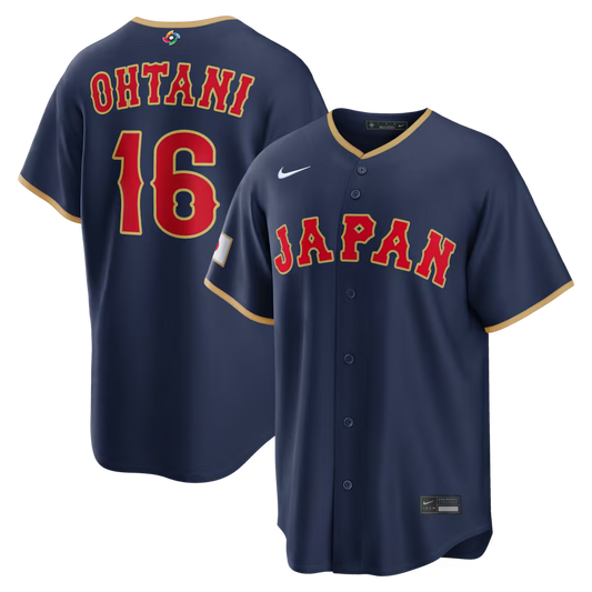 Jersey Beisebol Japão WBC 2026 Azul
