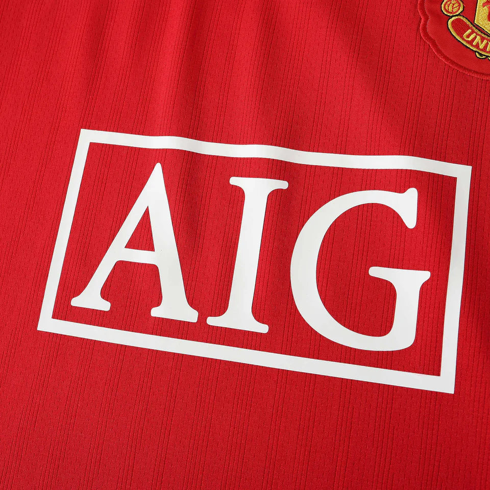 Camisa Manchester United I 2007/2008 - Vermelha