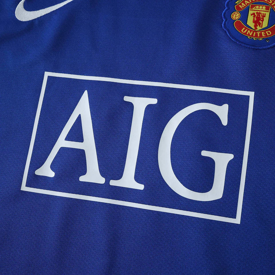 Camisa Manchester United III 2008/2009 - Torcedor Nike Masculina - Azul