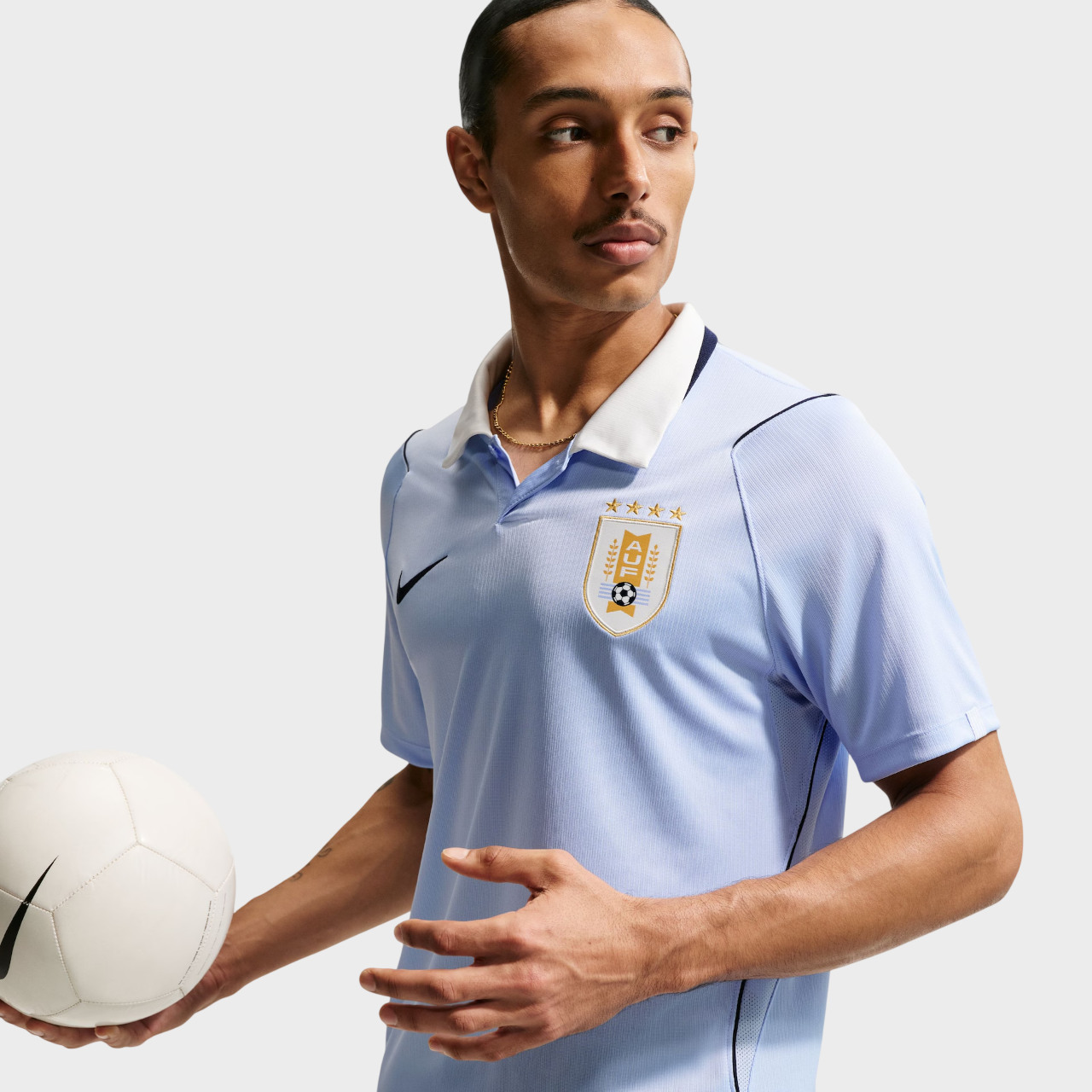 Camisa Uruguai I 26/27 - Torcedor Nike - Azul