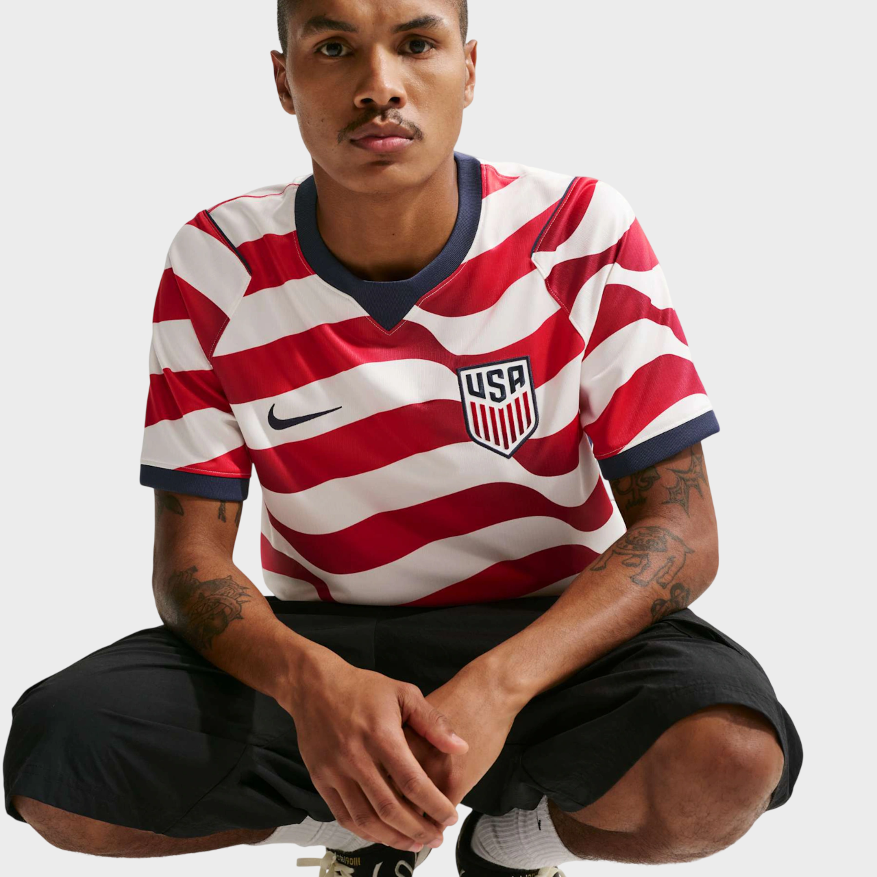 Camisa Estados Unidos I 26/27 - Torcedor Nike - Branca e Vermelha