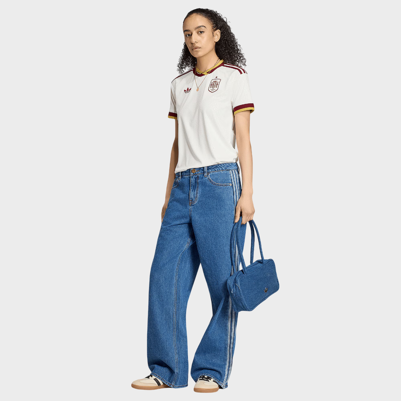 Camisa Espanha Feminina II 26/27 - Torcedor Adidas Off White