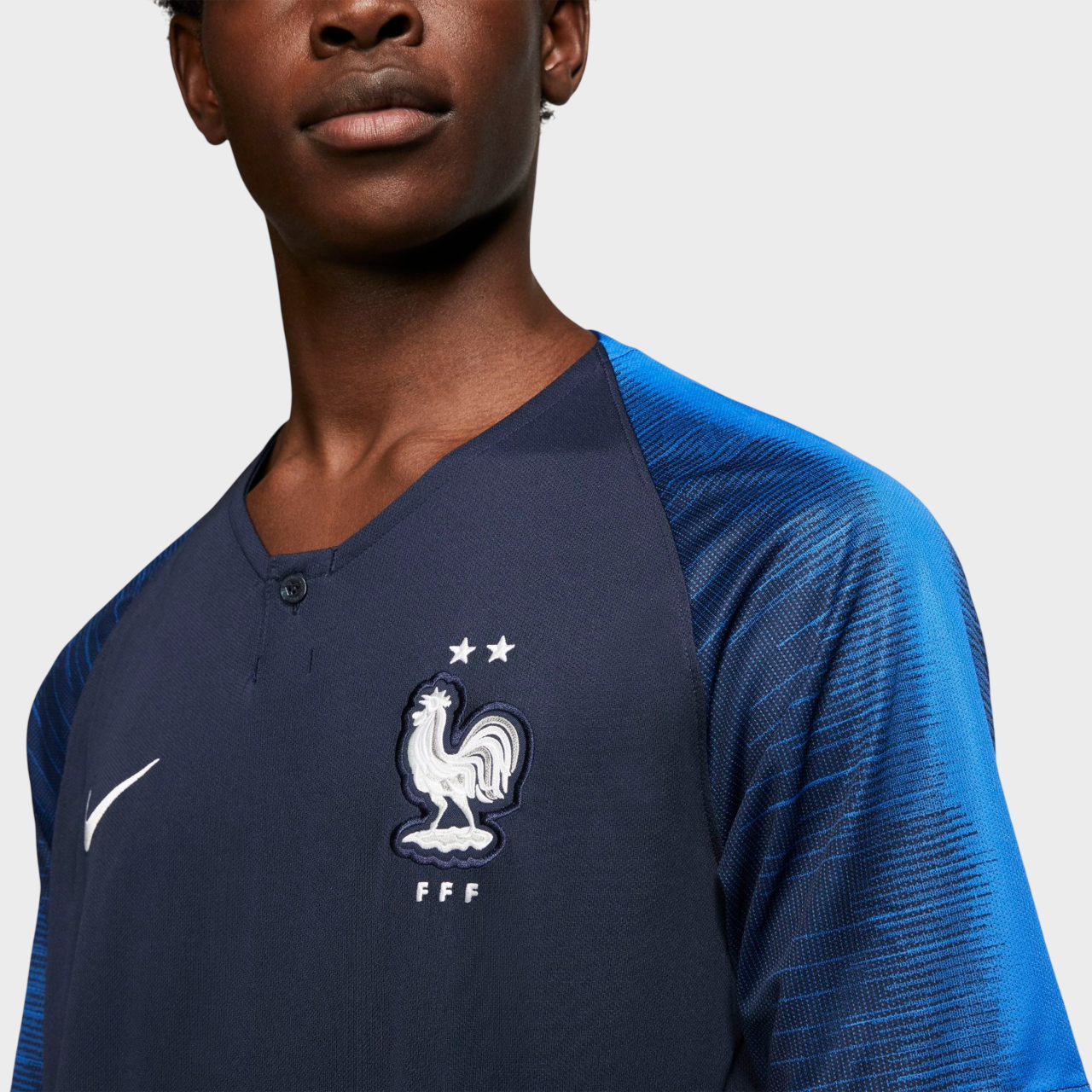 Camisa França I 2018 Nike - Azul - Retrô