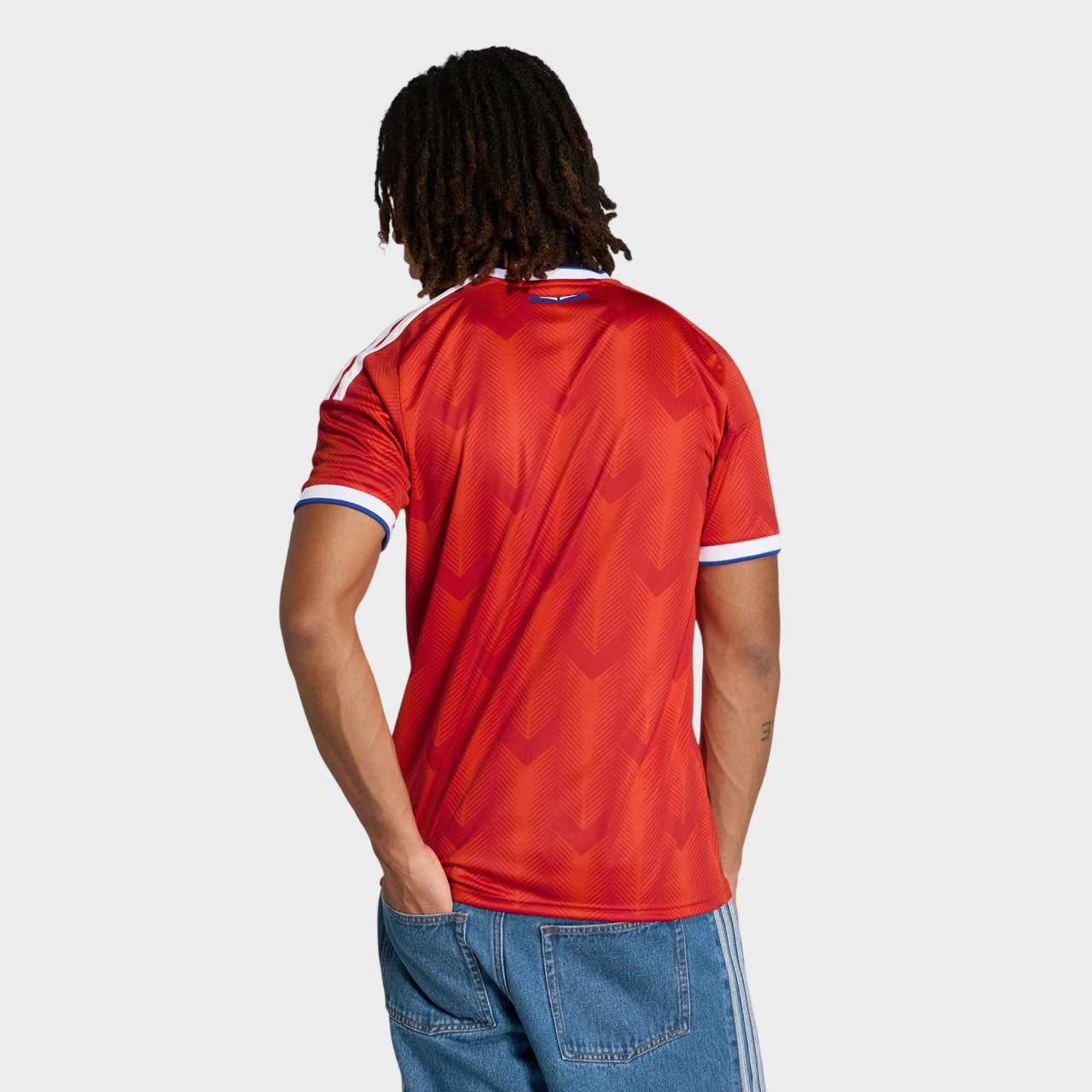 Camisa Chile I 26/27 - Torcedor Adidas Masculina - Vermelho