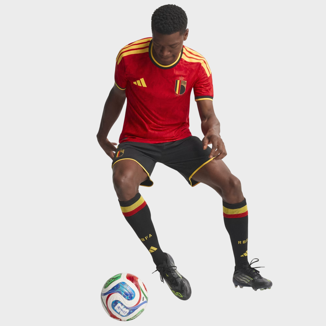 Camisa Bélgica I 26/27 - Jogador Adidas Masculina - Vermelho
