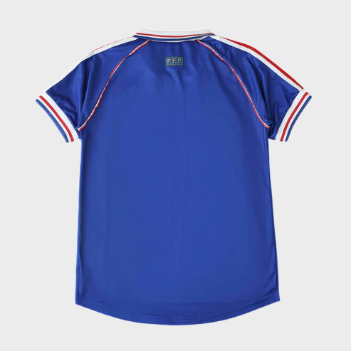 Camisa França I 1998 Adidas - Azul - Retrô
