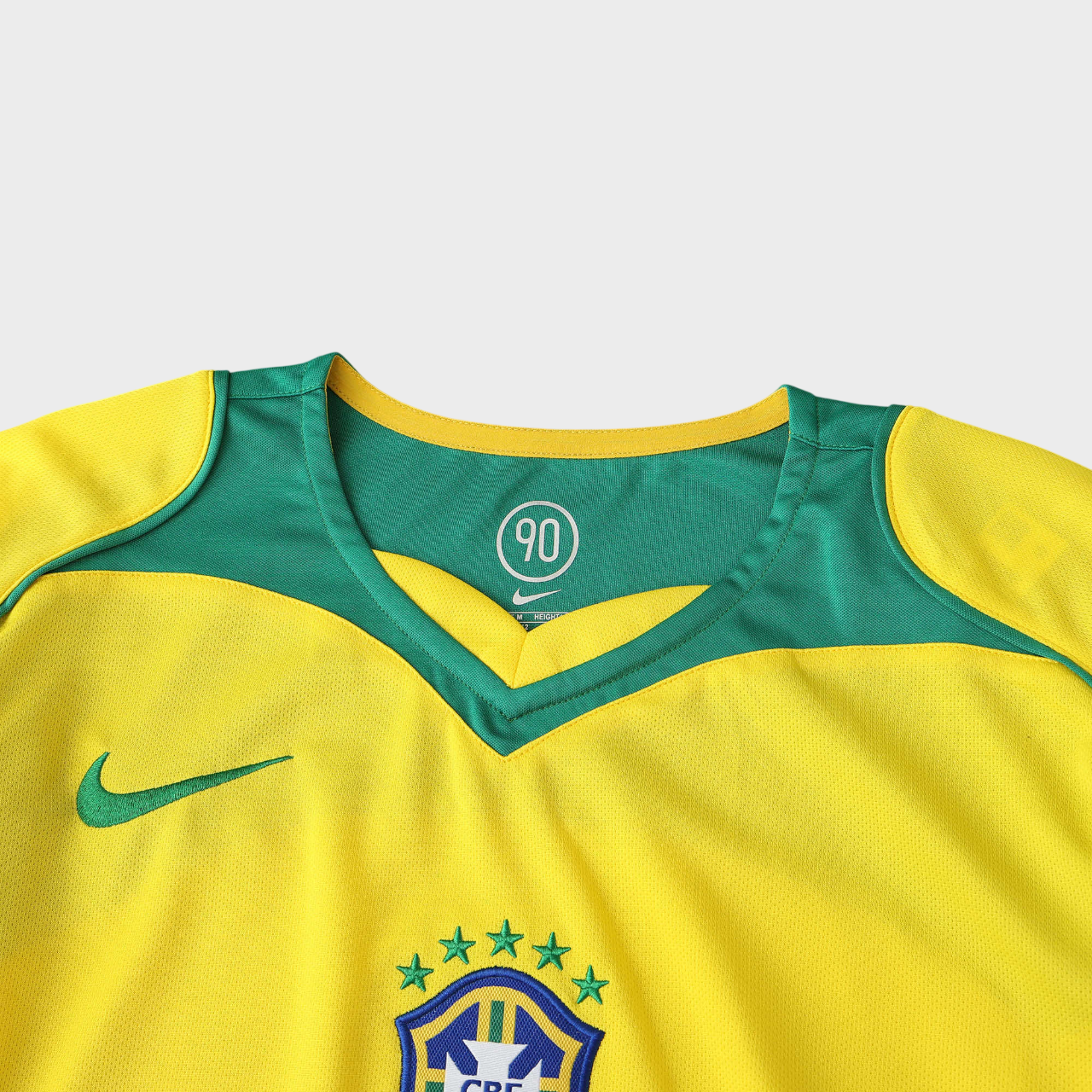 Camisa Seleção Brasileira I 2004 Reedição Total 90 Nike - RONALDINHO 10