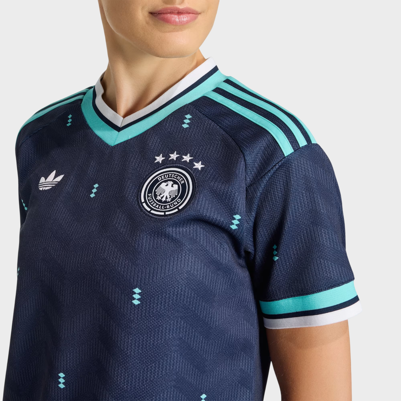 Camisa Alemanha Feminina II 26/27 - Adidas - Azul