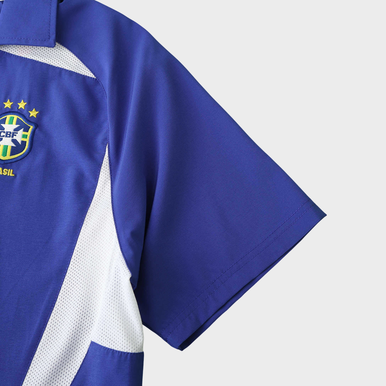 Camisa Seleção Brasileira II 2002 Nike - Retrô - Azul