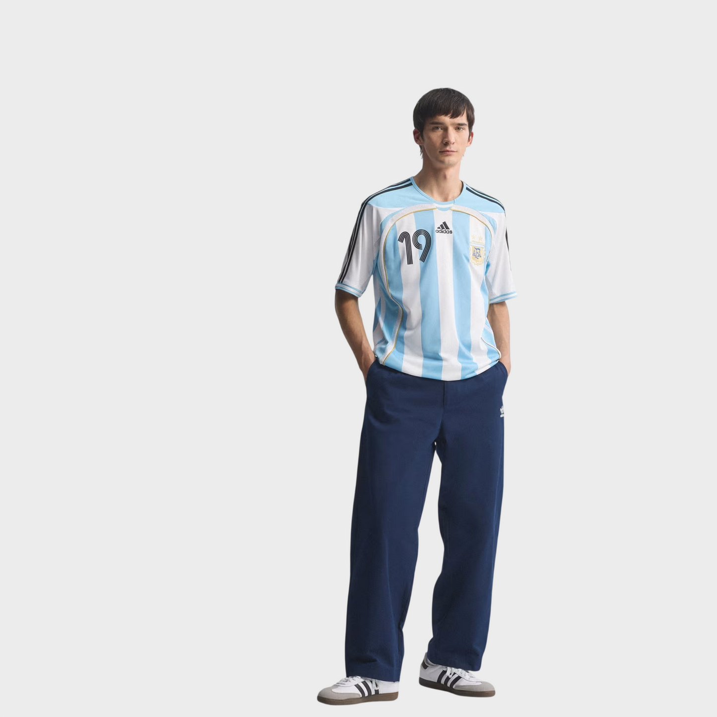 Camisa Argentina I 2006 Adidas - Retrô - MESSI 19