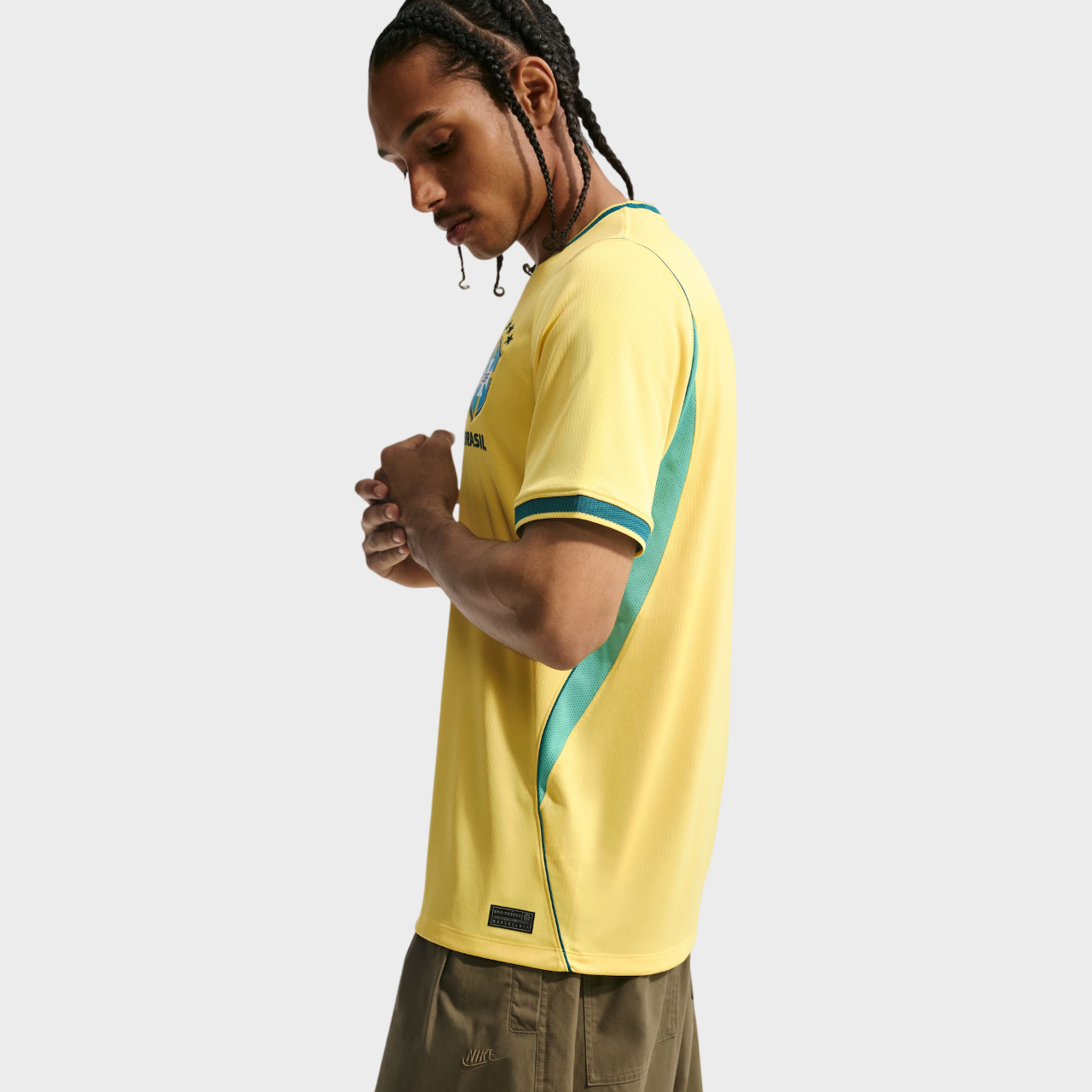 Camisa Seleção Brasileira I 26/27 - Torcedor Nike Masculina - Amarela