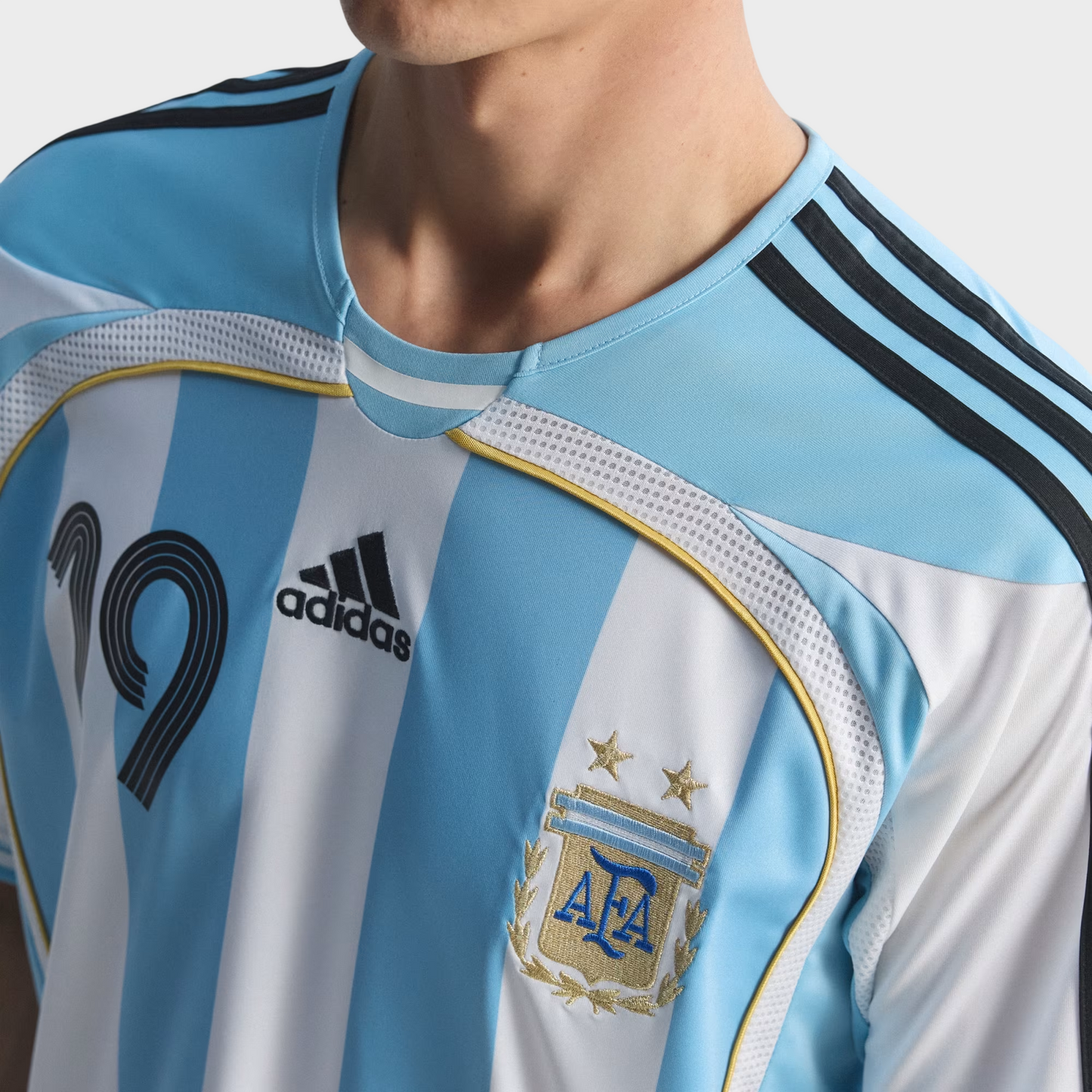 Camisa Argentina I 2006 Adidas - Retrô - MESSI 19